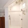 Photo #12: Custom glass and mirror: shower door, Glass backsplash , glass wall