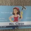 Photo #1: "Mrs. Clean Professional Cleaning Service"