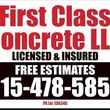 Photo #24: FIRST CLASS CONCRETE LLC