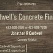 Photo #2: Cardwells concrete finishing