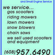 Photo #1: Campus gas scooters & small engine service.
