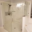 Photo #13: FRAMELESS SHOWER DOOR . GLASS AND MIRROR WORK. SHELVING AND TABLE TOPS