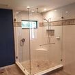 Photo #16: FRAMELESS SHOWER DOOR . GLASS AND MIRROR WORK. SHELVING AND TABLE TOPS
