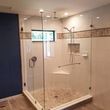 Photo #16: FRAMELESS SHOWER DOOR . GLASS AND MIRROR WORK. SHELVING AND TABLE TOPS
