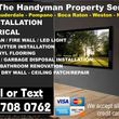 Photo #1: EXPERIENCED HANDY MAN SERVICE & TV INSTALLATION & FURNITURE ASSEMBLY
