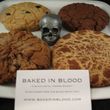 Photo #1: Baked In Blood Black Metal Cookies for your dark or kinky occasions!