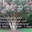 Photo #1: SALAZAR & CO. CHARLOTTE MOBILE NOTARY PUBLIC - 7 Days