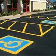 Photo #1: Parking Lot Striping-Full Pavement & Concrete Refinish