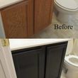 Photo #3: Kitchen & bathroom cabinet refinishing & painting