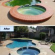 Photo #9: SWIMMING POOL REMODELING... TILE, COPING, PLASTER, ACID WASH, MASTIC