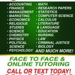 Photo #1: A+ COLLEGE TUTORS ALL SUBJECTS AND LEVELS- PAPERS-EXAMS-QUIZ-HOMEWORK