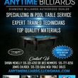 Photo #2: Pool Table Moves, Set Up, Service and Sales