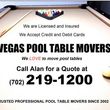 Photo #1: POOL TABLE SERVICE PROS * WE MOVE POOL TABLES FROM HOUSE TO HOUSE