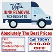 Photo #1: Junk Removal - Best Prices in Town - Hauling -Please Compare our Rates