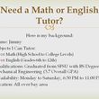 Photo #1: Need Help in Math? High School or College?