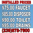 Photo #1: LICENSE PLUMBER - MONDAY TO SATURDAY PRICE OVER THE PHONE PLUMBING