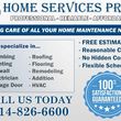 Photo #1: # Plumber, Electrician, HVAC, Painter, Roofing, Remodeling & Flooring!