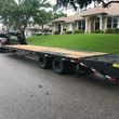 Photo #1: Truck or Flatbed trailer for hire