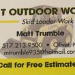Photo #1: Skid loader work, hole drilling, brush removal, etc (CT Outdoor Works)