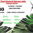 Photo #1: $30 a Month For PEST CONTROL-ANTS-SPIDERS-ROACHES-FLEAS