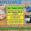 Photo #1: Carpet Rug Sofa microfiber Couch Cleaner Cleaners $39.95 Over 30 years