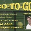Photo #5: ****Tennis lessons w/Protogo,Chris the PS.USPTA Pro,Calls ONLY thx;-)