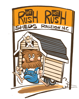 Logo HOT RUSH SHEDS