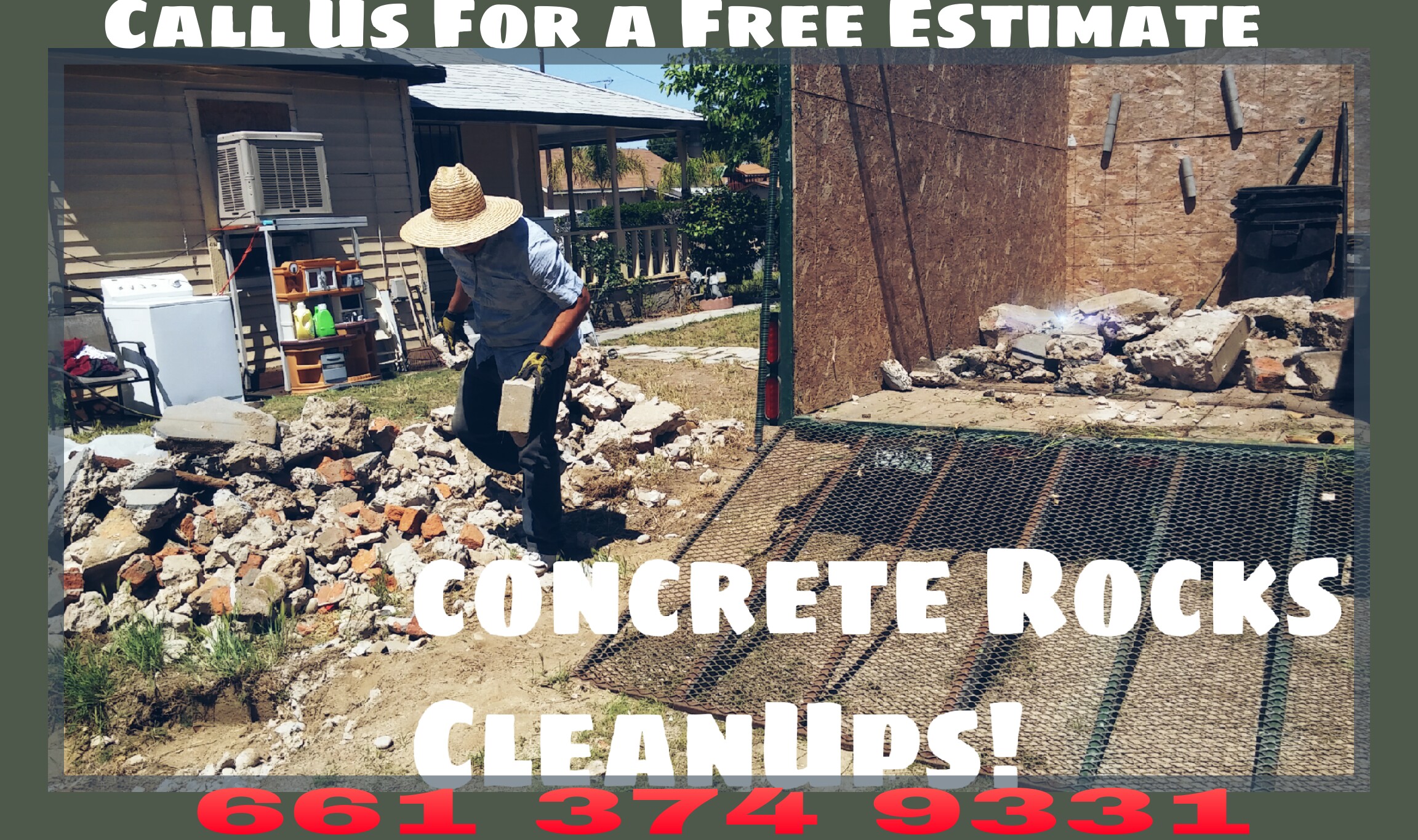 Trash Removal And Houling Service (661) 3749331 Bakersfield, CA