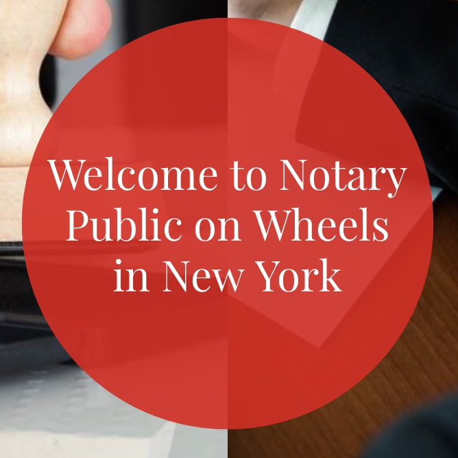 Notary On Wheels (917) 2001274 New York, NY HireRush