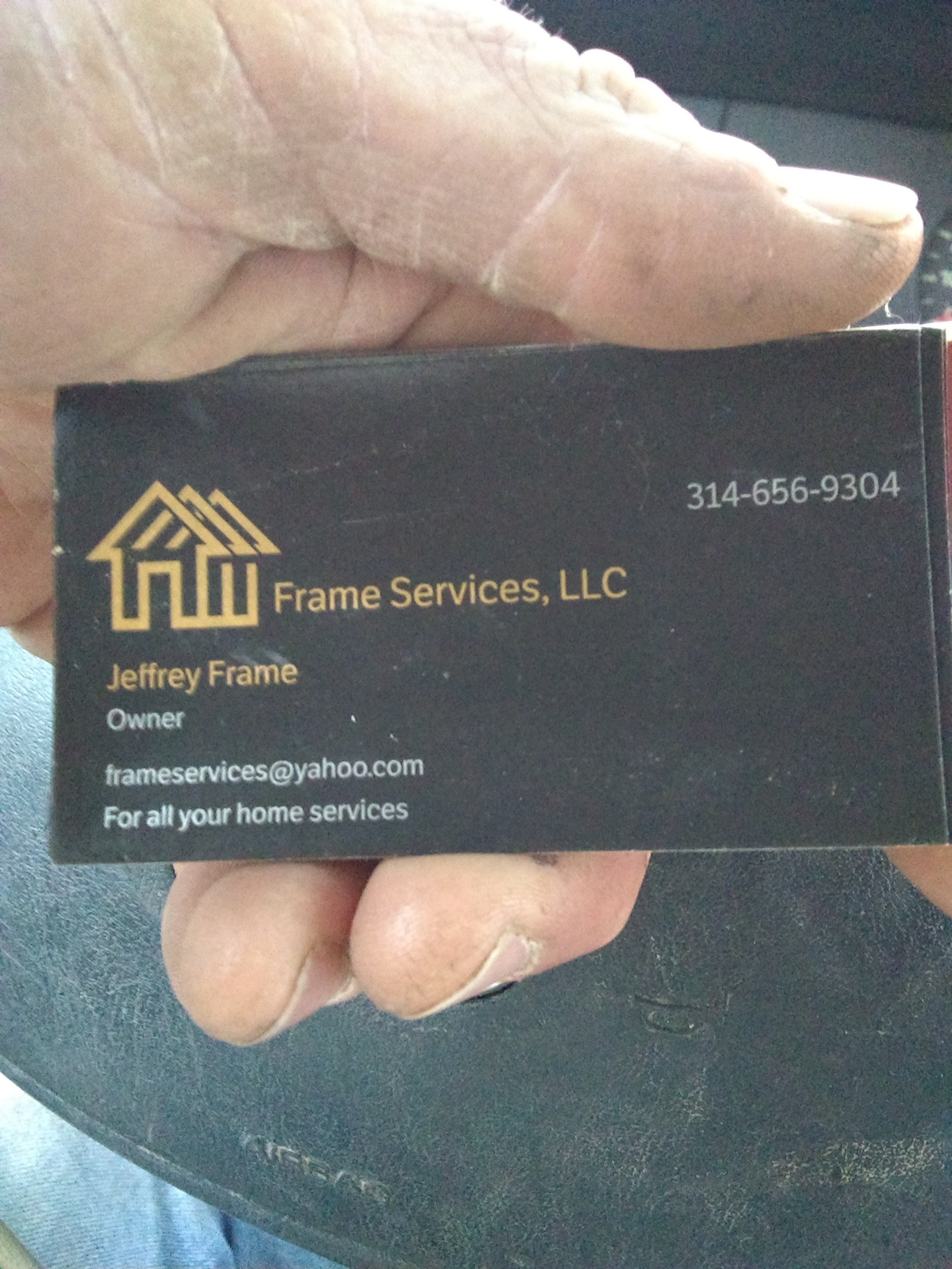 Frame services llc 1 Review & 1 Photo (314) 6569304 Wildwood, MO